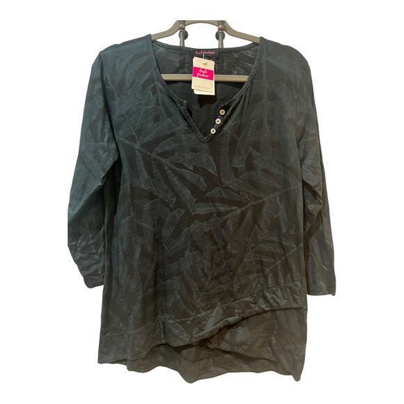 Fresh Produce Women’s 100% Cotton Navy Camo Tunic Top NWT Size Small - Picture 1 of 8